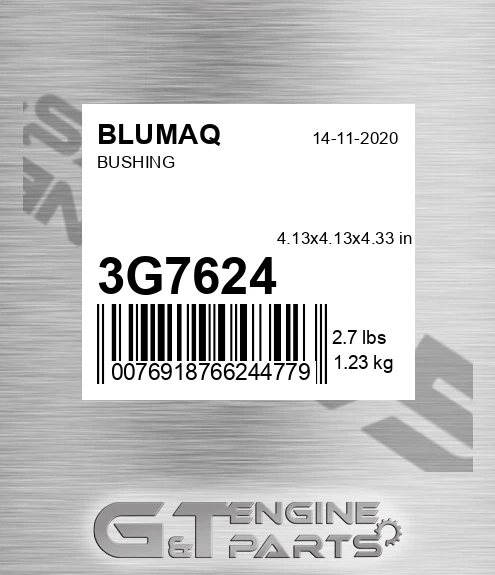 3G-7624 Bushing for BLUMAQ