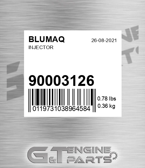 900.03126 Injector for BLUMAQ