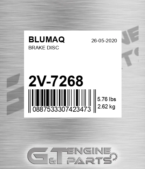 2V-7268 Brake Disc