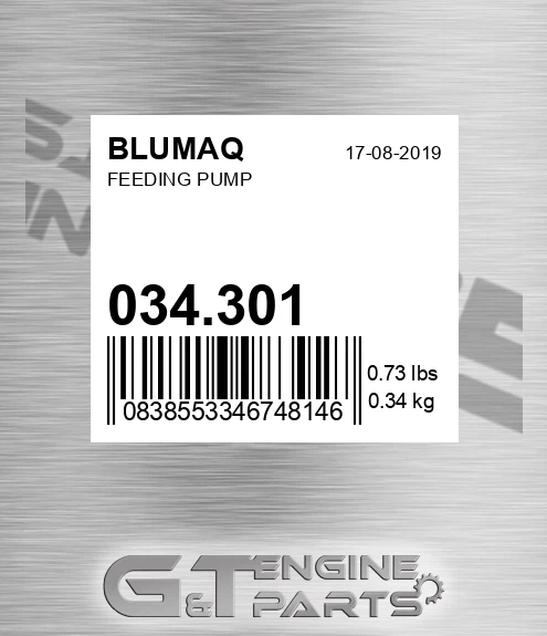 034.301 BLUMAQ Feeding Pump