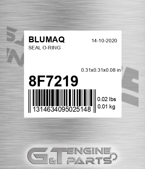 8F-7219 Seal O-ring for BLUMAQ