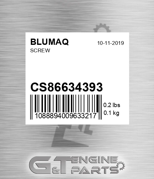 CS86634393 BLUMAQ Screw