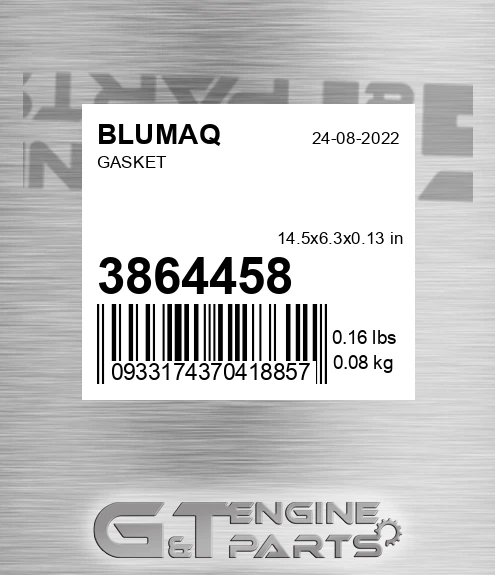 3864458 Gasket