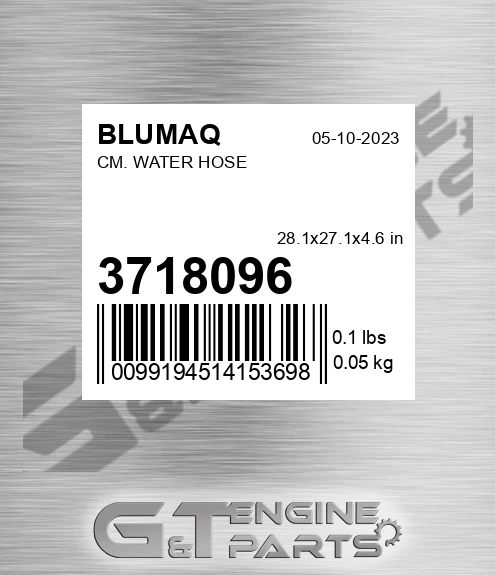 371-8096 BLUMAQ Cm. Water Hose