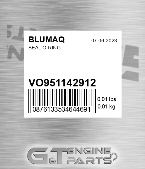 VO951142912 Seal O-ring for BLUMAQ