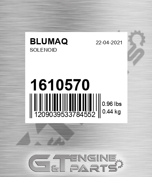 1610570 Solenoid for BLUMAQ