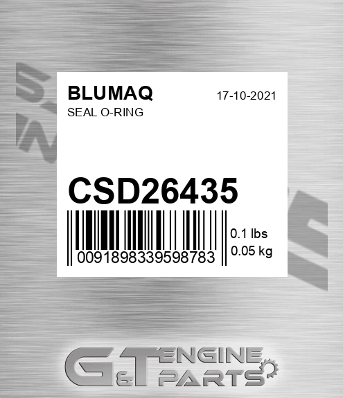 CSD26435 Seal O-ring