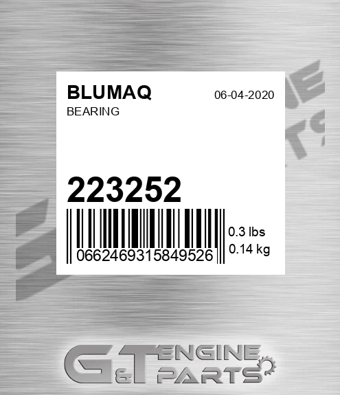 223252 Bearing