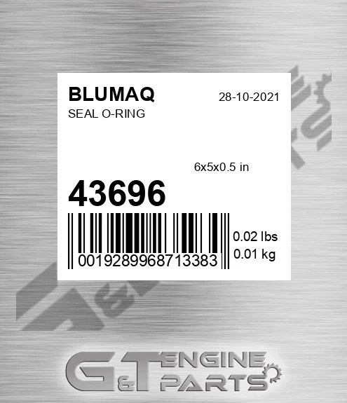 43696 Seal O-ring