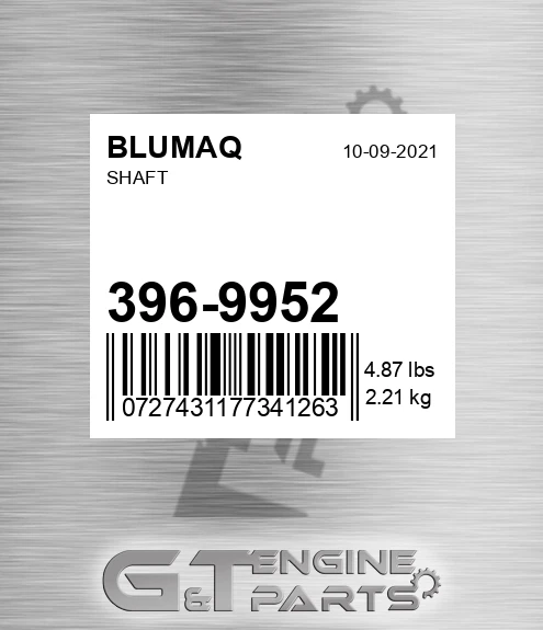 396-9952 Shaft for BLUMAQ