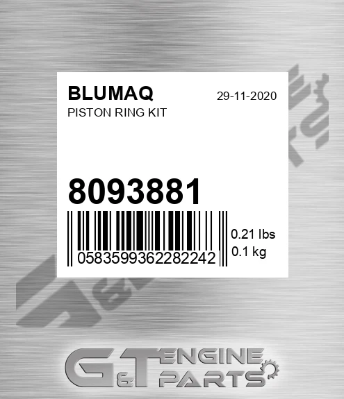 8093881 Piston Ring Kit