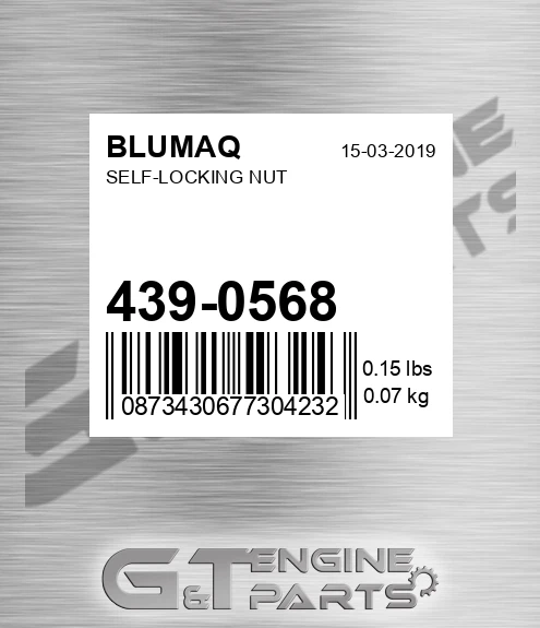 439-0568 Self-locking Nut for BLUMAQ