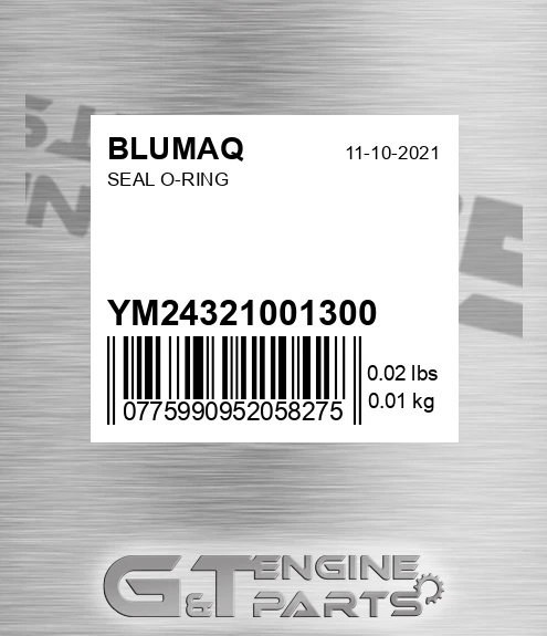 YM24321-001300 Seal O-ring for BLUMAQ