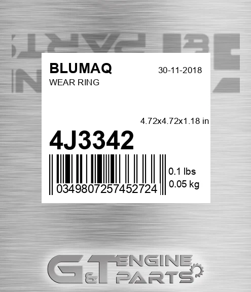 4J-3342 Wear Ring for BLUMAQ