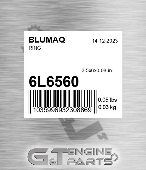 6L-6560 Ring for BLUMAQ