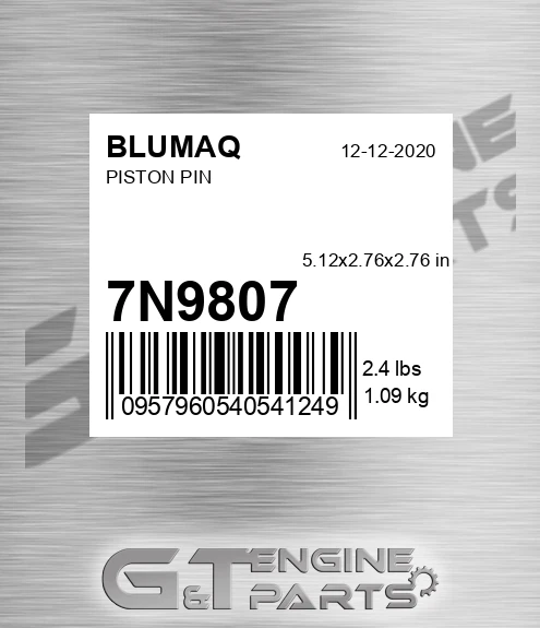 7N-9807 Piston Pin for BLUMAQ