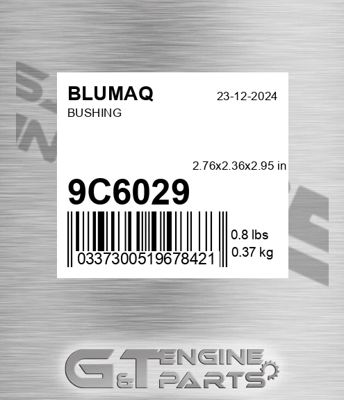 9C-6029 Bushing for BLUMAQ