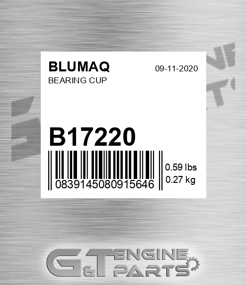 B17220 Bearing Cup