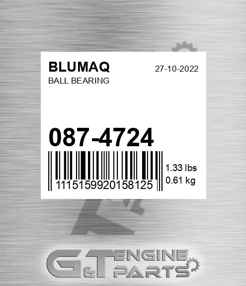 087-4724 Ball Bearing for BLUMAQ