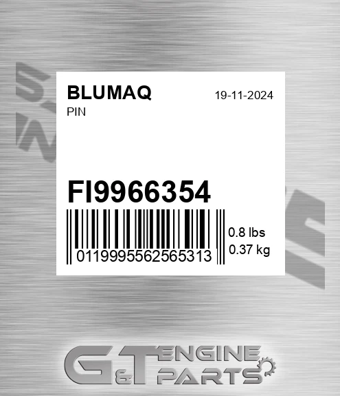 FI9966354 Pin for BLUMAQ