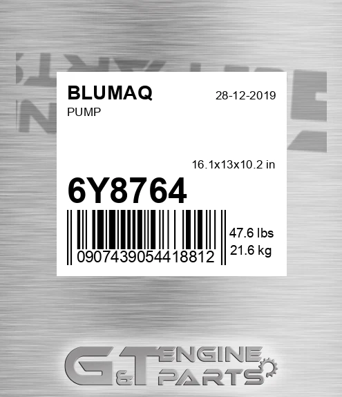 6Y-8764 Pump for BLUMAQ