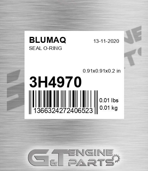 3H-4970 Seal O-ring for BLUMAQ