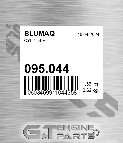 095.044 Cylinder for BLUMAQ