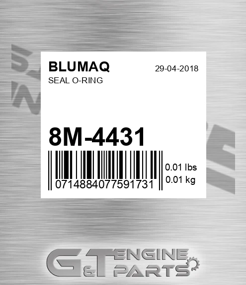 8M-4431 Seal O-ring for BLUMAQ