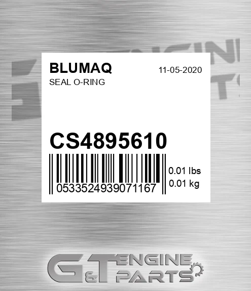 CS4895610 Seal O-ring for BLUMAQ