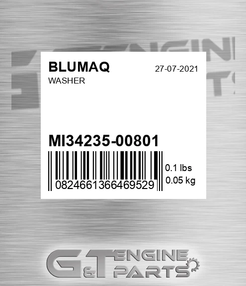 MI34235-00801 Washer for BLUMAQ