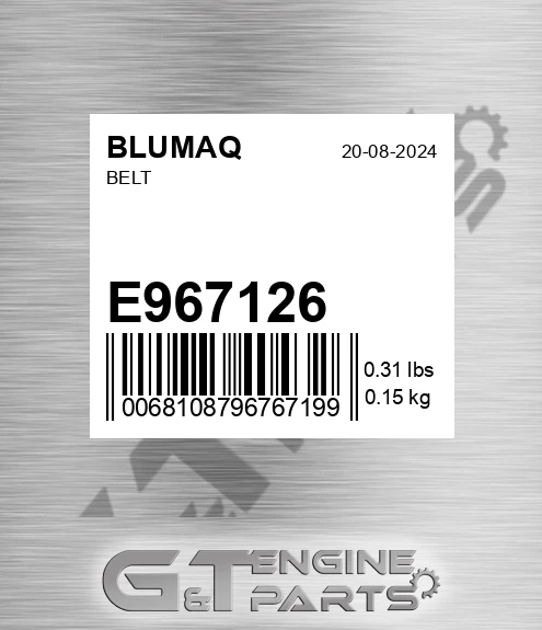 E967126 Belt
