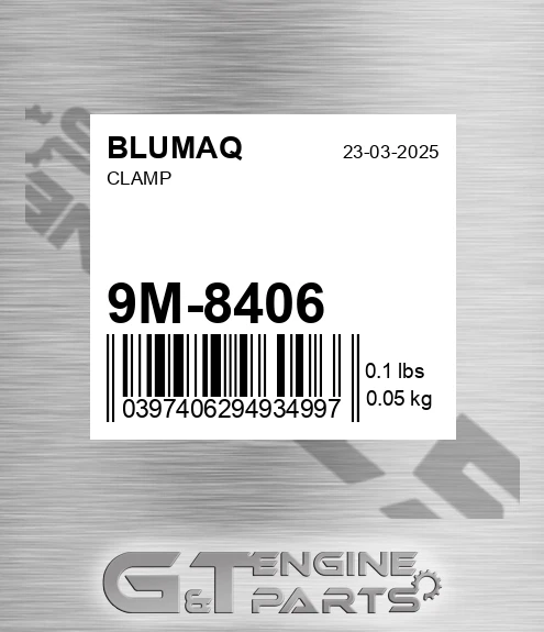 9M-8406 Clamp for BLUMAQ