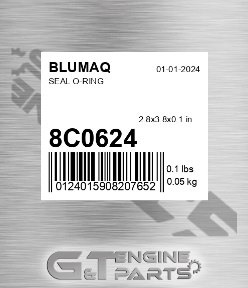 8C-0624 Seal O-ring for BLUMAQ