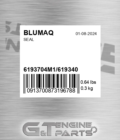 6193704M1/619340 Seal for BLUMAQ