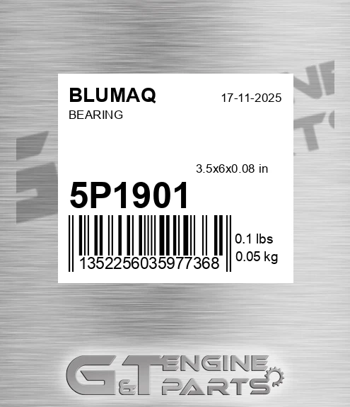 5P-1901 Bearing for BLUMAQ