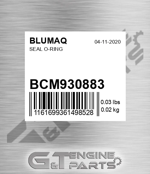 BCM93088.3 Seal O-ring for BLUMAQ