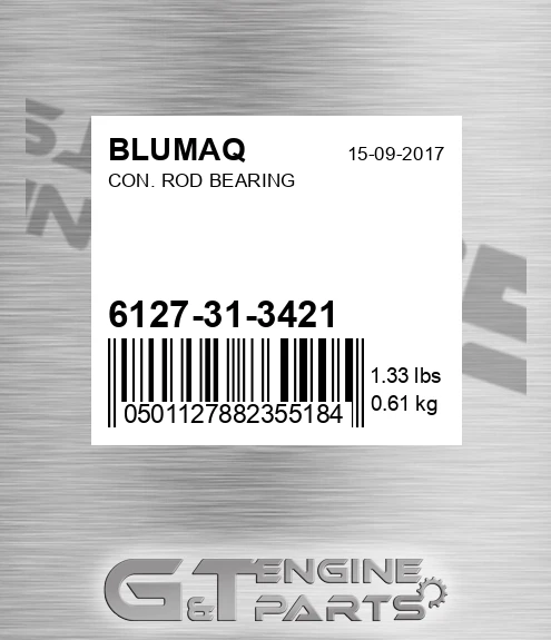 6127-31-3421 Con. Rod Bearing for BLUMAQ