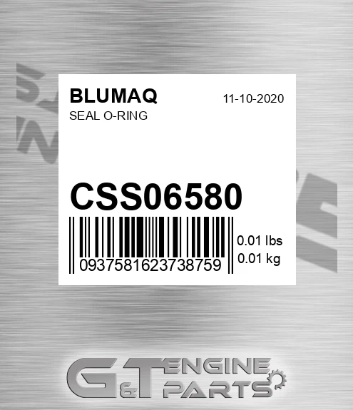 CSS06580 BLUMAQ Seal O-ring