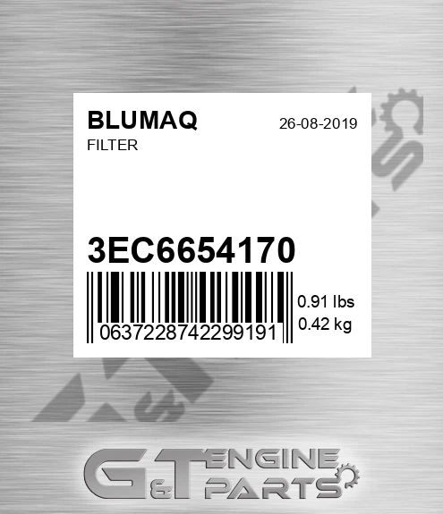 3EC6654170 Filter for BLUMAQ