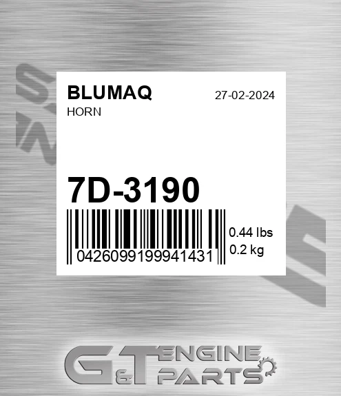 7D-3190 Horn