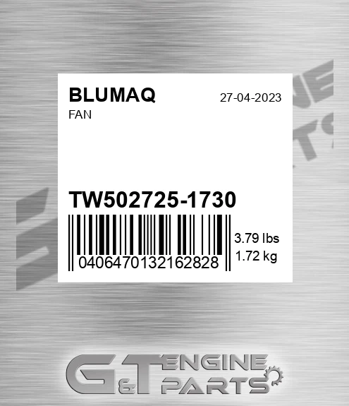 TW502725-1730 Fan for BLUMAQ
