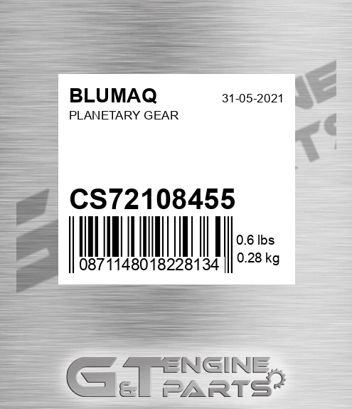 CS72108455 Planetary Gear