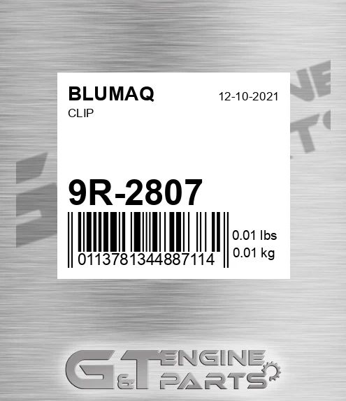 9R-2807 Clip for BLUMAQ