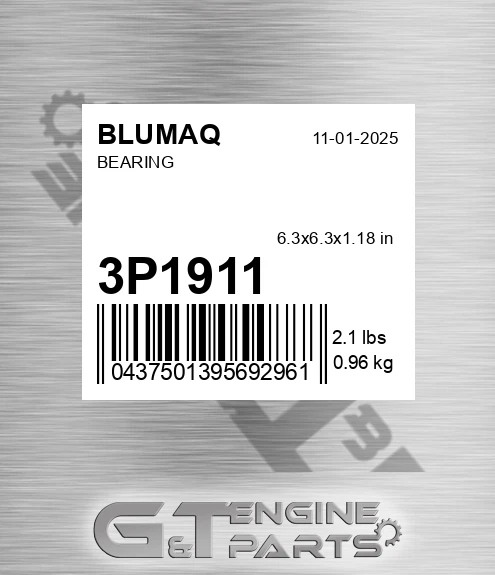 3P-1911 Bearing for BLUMAQ