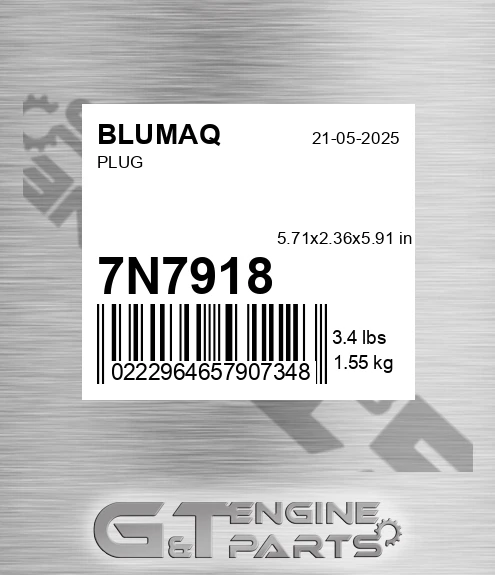 7N-7918 Plug for BLUMAQ