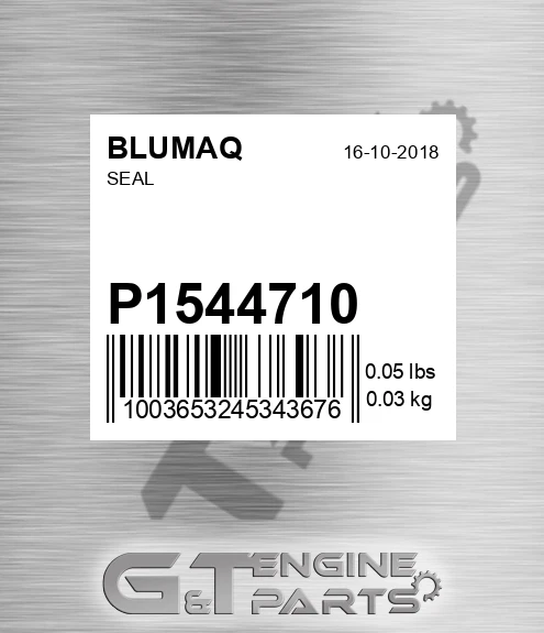P1544710 Seal for BLUMAQ