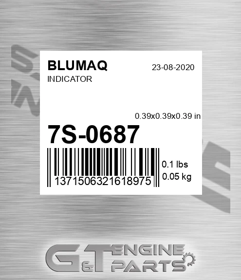 7S-0687 Indicator for BLUMAQ