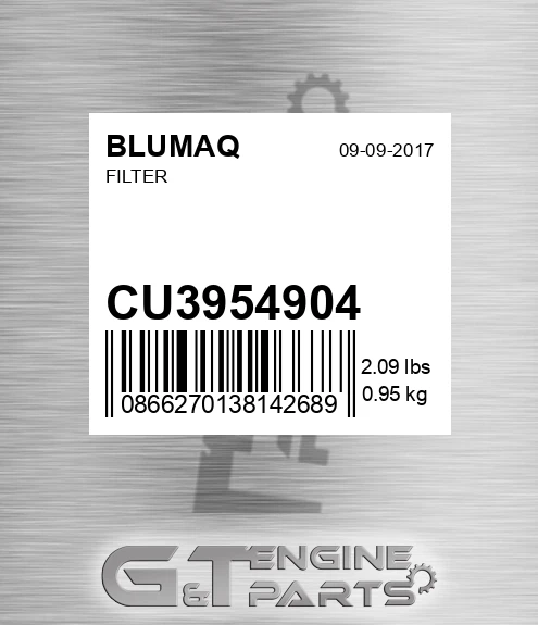 CU3954904 BLUMAQ Filter