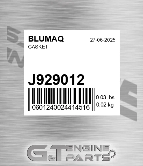 J929012 BLUMAQ Gasket