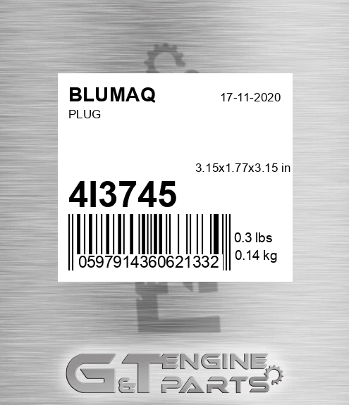 4I-3745 Plug for BLUMAQ